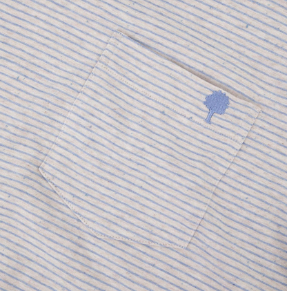 T-shirt Rayé Bleu Olonne - FAGUO