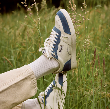 Baskets blanche et bleue Commute - FAGUO
