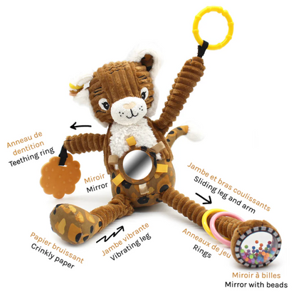 Peluche d'activité nomade Spéculos - LES DEGLINGOS