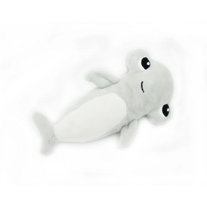 Peluche requin marteau Clou maman et son bébé gris clair Les Ptipotos - LES DEGLINGOS