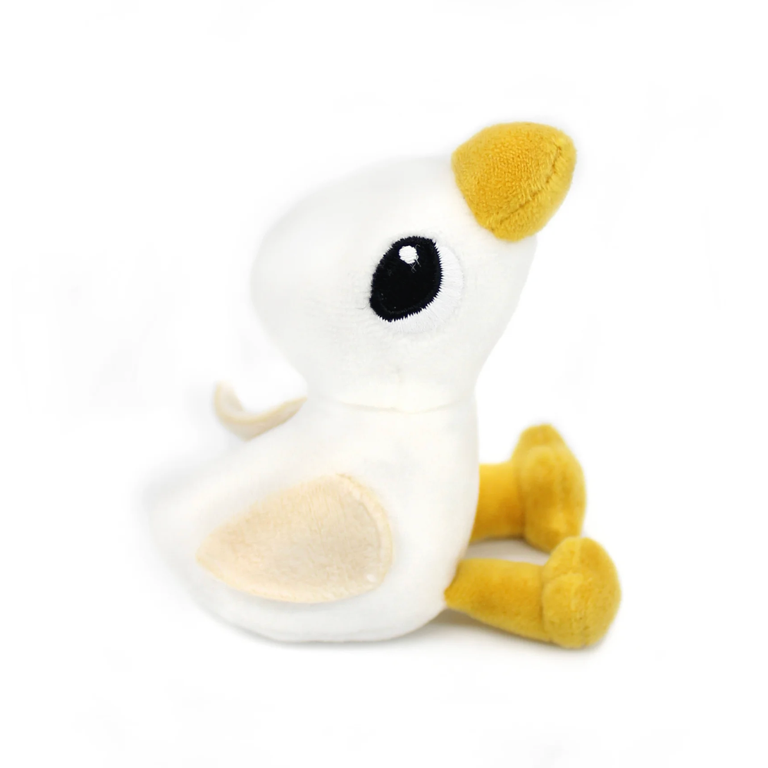Peluche oie Jébongou maman et son bébé blanc Les Ptipotos - LES DEGLINGOS