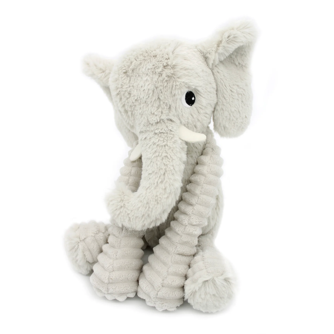 Peluche éléphant Dimoitou maman et son bébé gris clair Les Ptipotos - LES DEGLINGOS