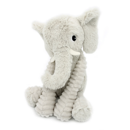 Peluche éléphant Dimoitou maman et son bébé gris clair Les Ptipotos - LES DEGLINGOS