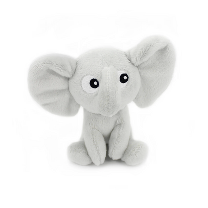 Peluche éléphant Dimoitou maman et son bébé gris clair Les Ptipotos - LES DEGLINGOS