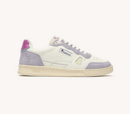 Baskets Blanches et Violettes Commute - FAGUO