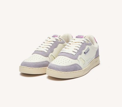 Baskets Blanches et Violettes Commute - FAGUO