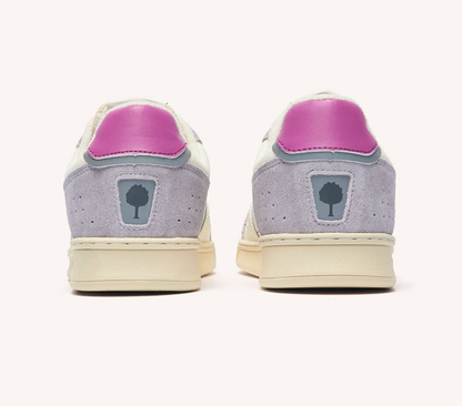 Baskets Blanches et Violettes Commute - FAGUO