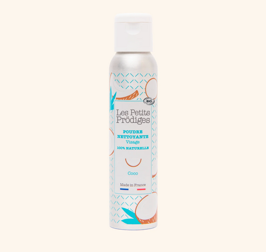 Poudre nettoyante visage coco - LES PETITS PRODIGES