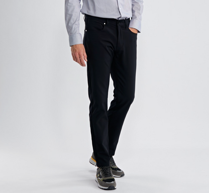 Pantalon Straight Noir Jetek - BENSON & CHERRY