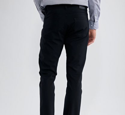 Pantalon Straight Noir Jetek - BENSON & CHERRY