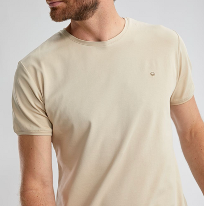 T-shirt manches courtes beige Twist - BENSON & CHERRY