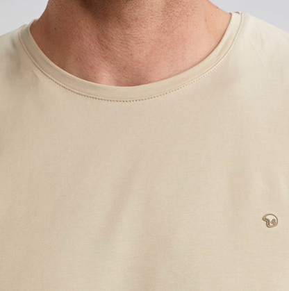T-shirt manches courtes beige Twist - BENSON & CHERRY