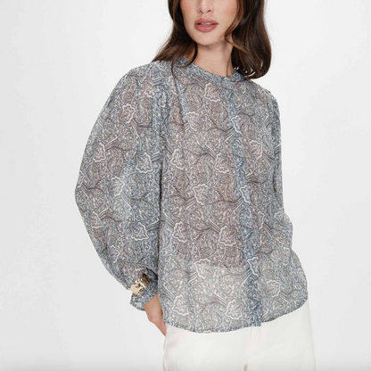 Blouse Bleu ciel Vertueuse - GRACE & MILA