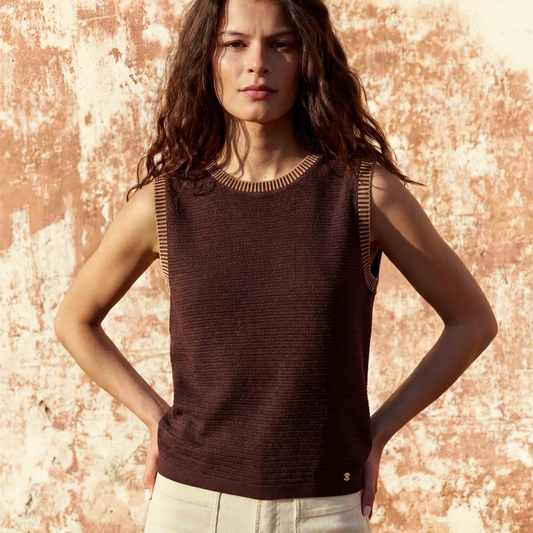 Pull sans manches Marron Malo - LA PETITE ETOILE
