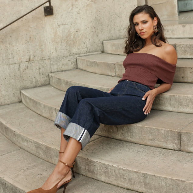 Jean Ankle Bleu Loane - ORAIJE