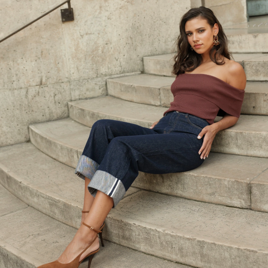 Jean Ankle Bleu Loane - ORAIJE