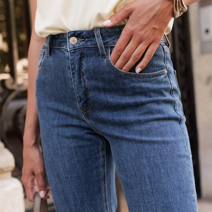 Jean High Waist Bleu Solange - ORAIJE
