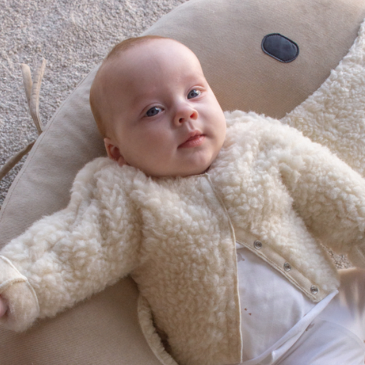 Momo le coussin baleine beige - NANAMI