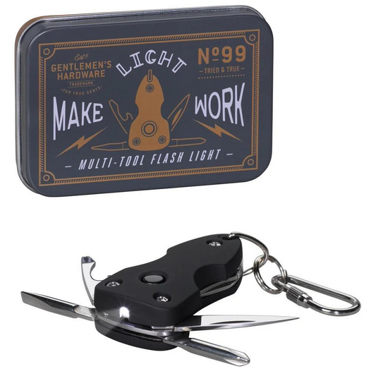 Porte clés multi outils avec lampe - GENTLEMEN'S HARDWARE