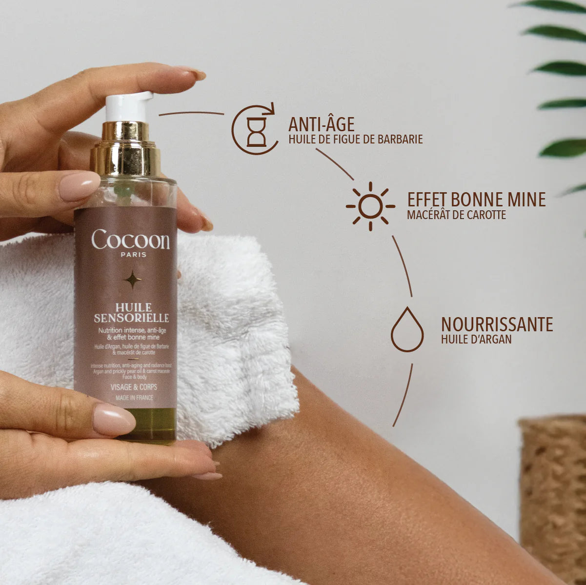 Huile sensorielle Visage et Corps - COCOON