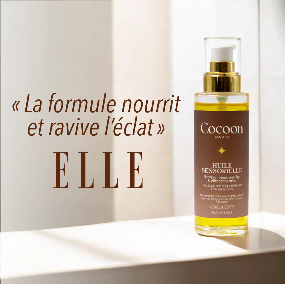 Huile sensorielle Visage et Corps - COCOON
