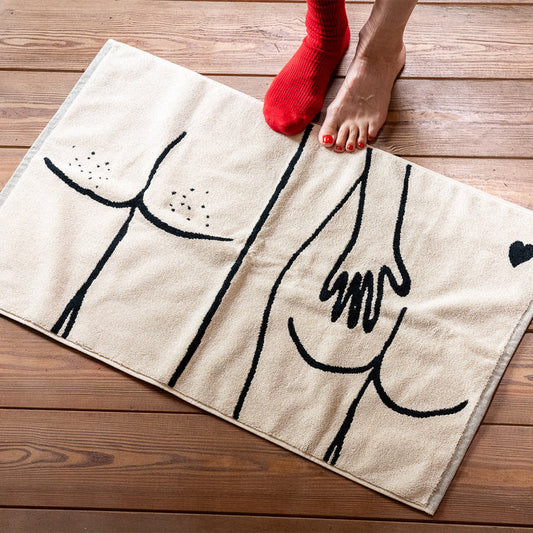 Tapis de bain NAKED COUPLE BACK - HELEN B