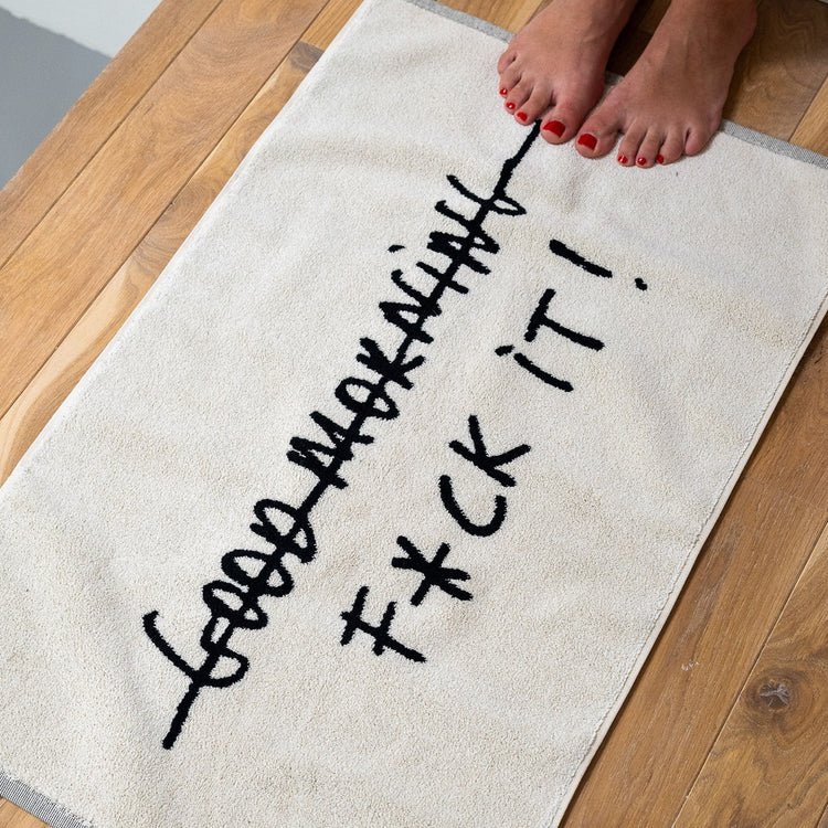 Tapis de bain FUCK IT - HELEN B