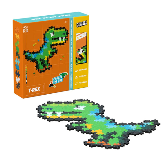Puzzle T-rex 250pcs - PLUS PLUS