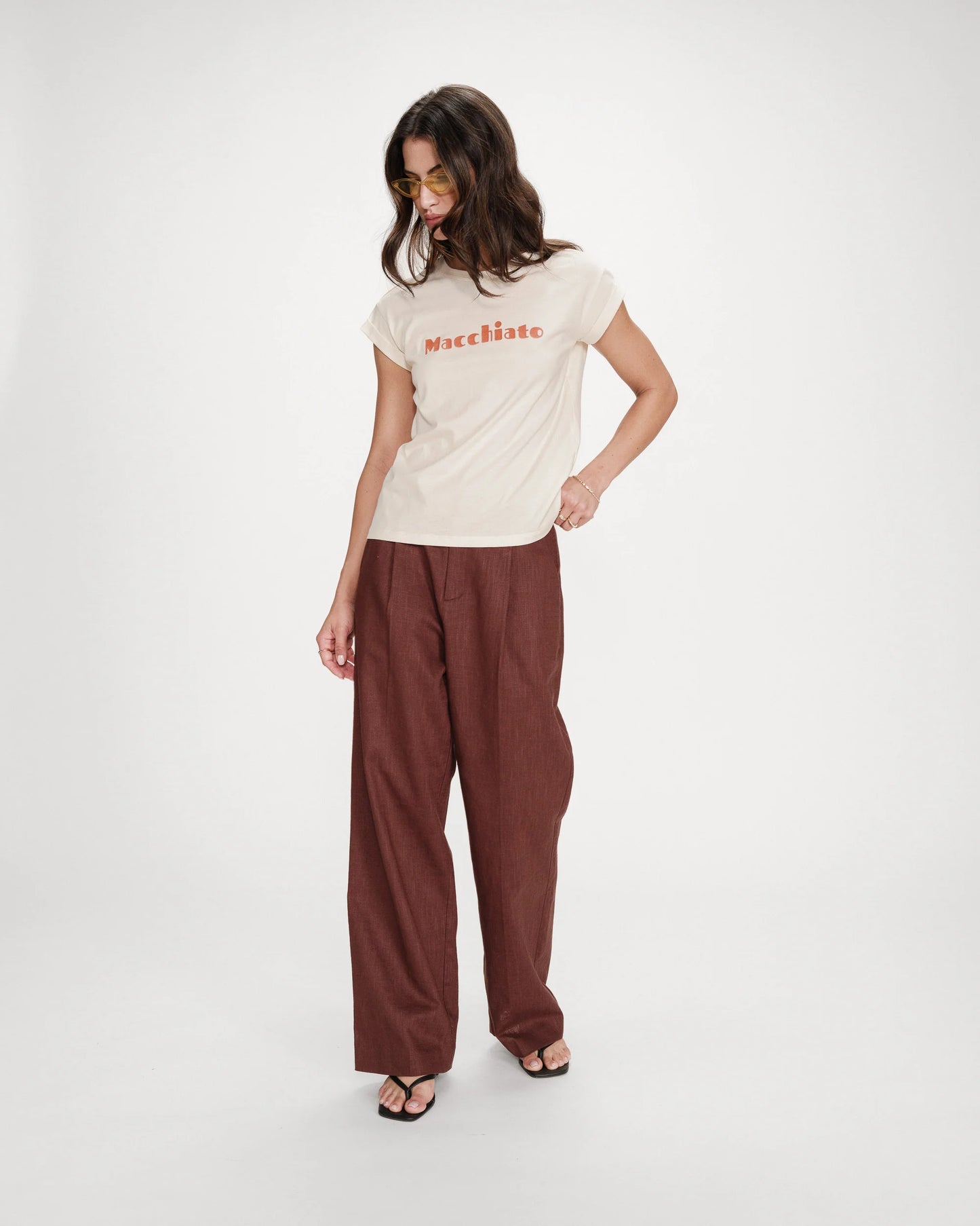 T-shirt Mocha Vico - GRACE & MILA
