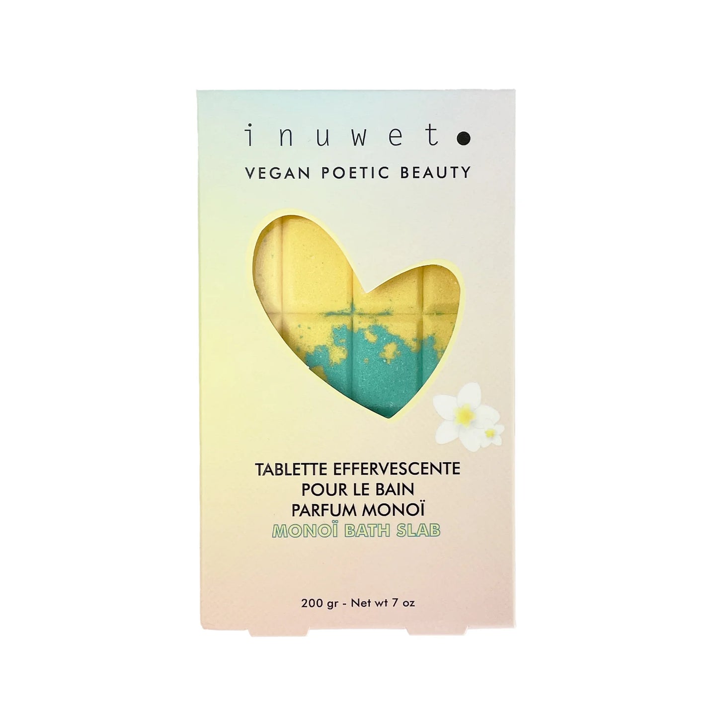 Tablette de bain effervescente Monoi - INUWET