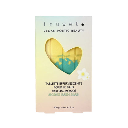 Tablette de bain effervescente Monoi - INUWET