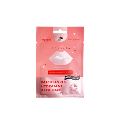 Patch en bio-cellulose pour les lèvres Hydratant et repulpant - INUWET