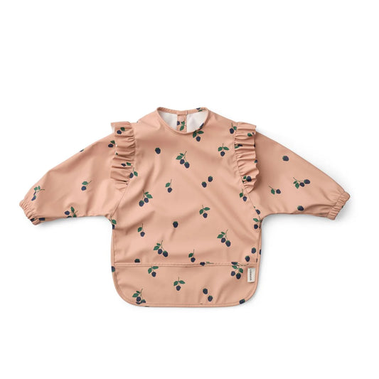 Bavoir à volants avec manches Berry - LIEWOOD