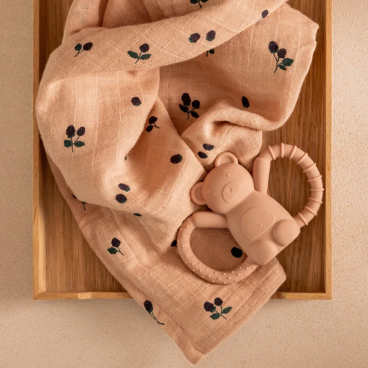 Hochet dentition ourson beige Magdalene - LIEWOOD