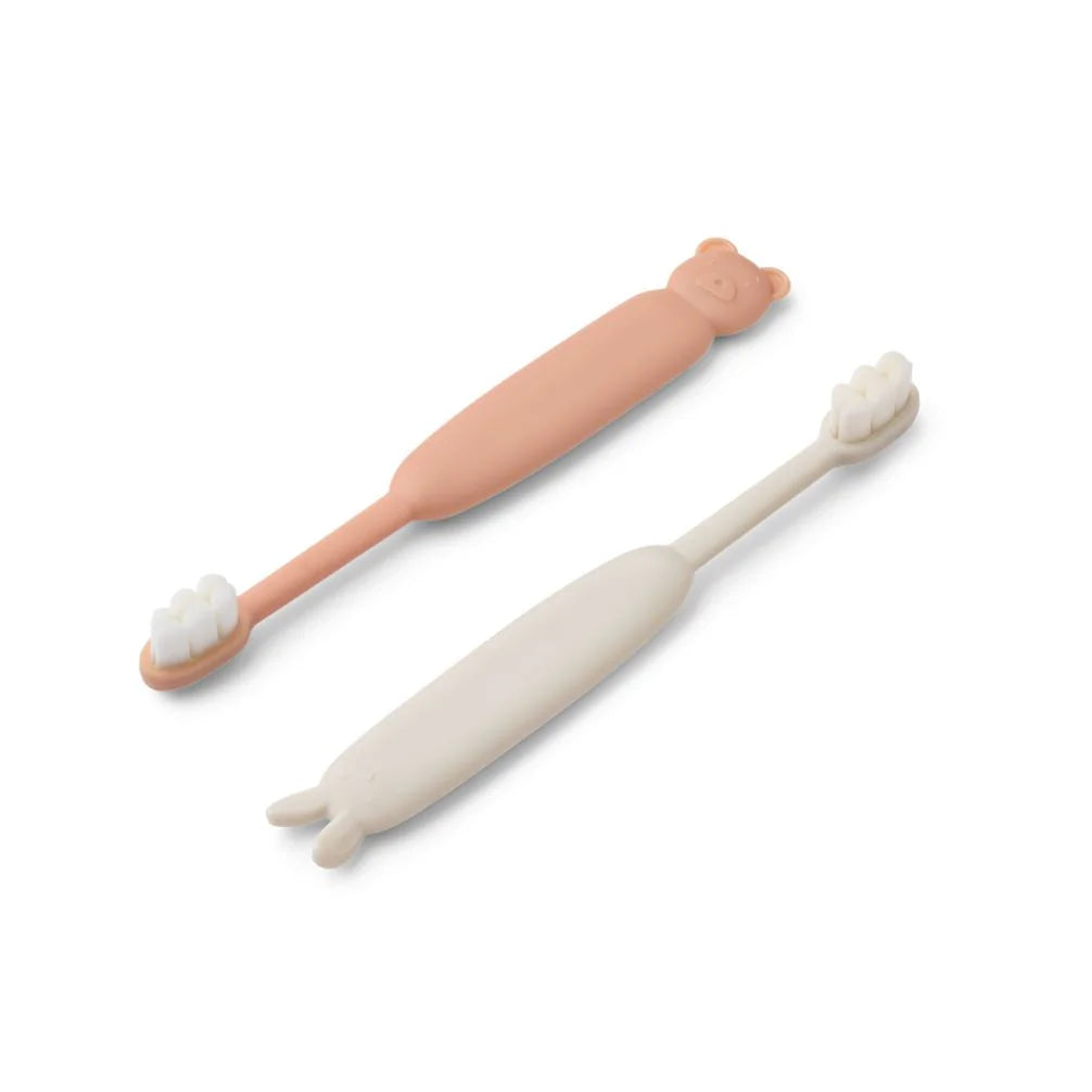 Lot de deux brosses a dents Sandy Fabio - LIEWOOD