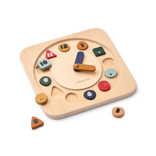 Jeu horloge en bois - LIEWOOD
