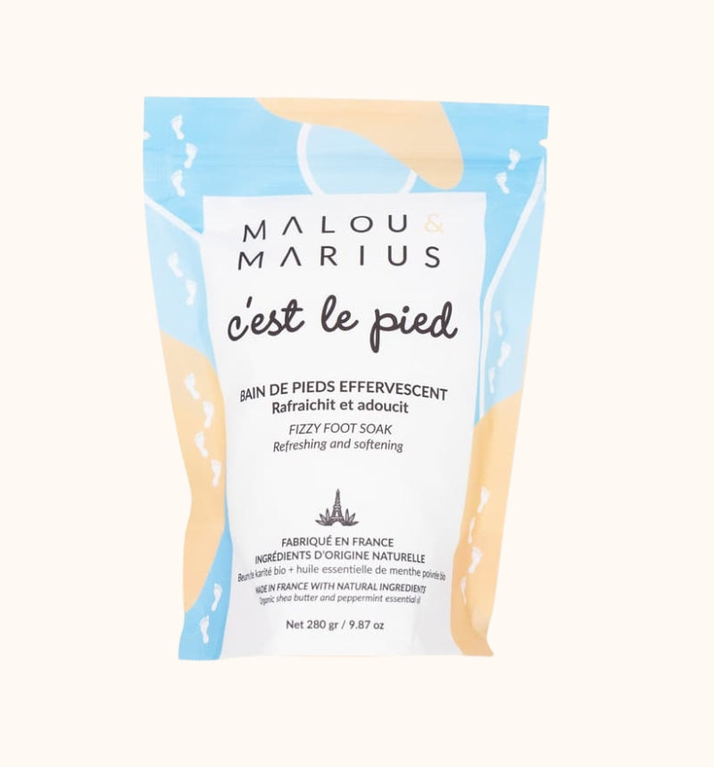 Bain de pied effervescent C'est le pied - MALOU&MARIUS