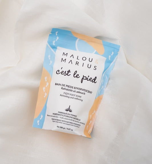 Bain de pied effervescent C'est le pied - MALOU&MARIUS