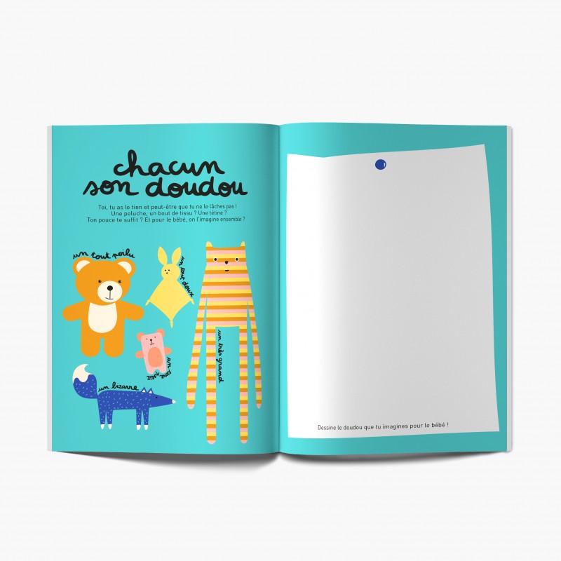 Livre à remplir  "Bientôt grand frère, bientôt grande soeur" - MINUS EDITION