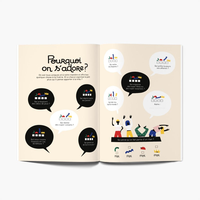 Livre à remplir Entre frère et soeur - MINUS EDITION