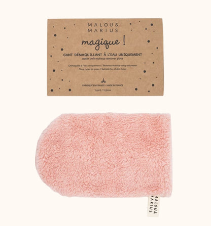 Gant démaquillant rose - MALOU&MARIUS
