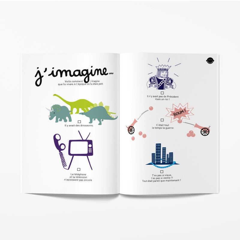 Livre à remplir Papi, Mamie et moi ! - MINUS EDITIONS