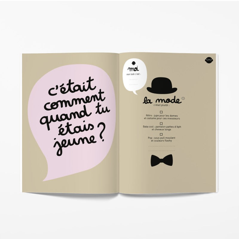 Livre à remplir Papi, Mamie et moi ! - MINUS EDITIONS