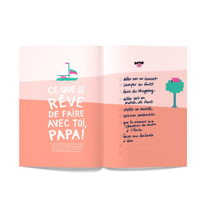Livre à remplir Tel père telle fille - MINUS EDITION