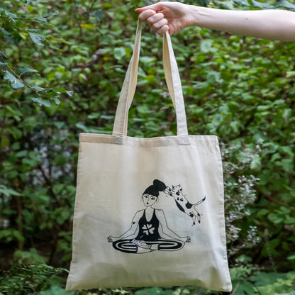 Tote bag zen with cats - HELEN B