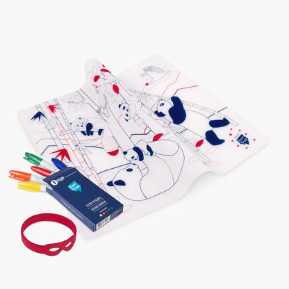 Set de table à colorier " Panda widlife" - SUPER PETIT